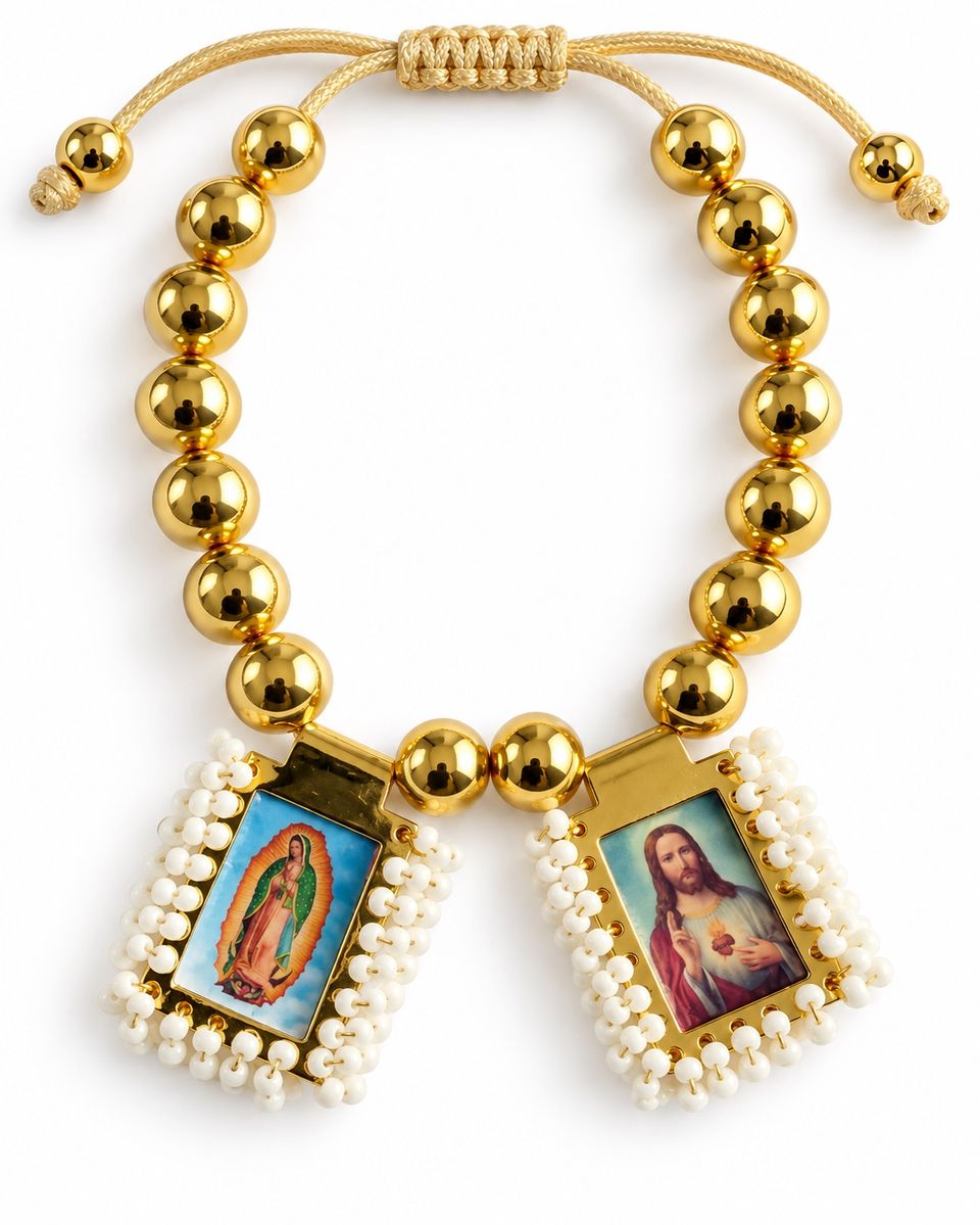 Gold Catholic Religious Bracelet — photo 1 of 2