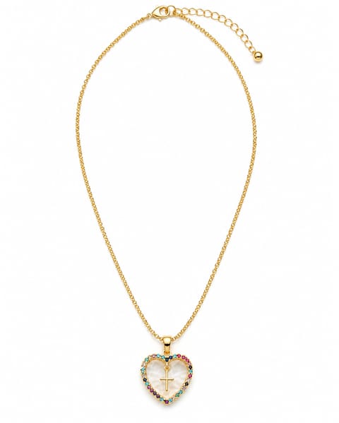 Gold Cross Pendant Chain