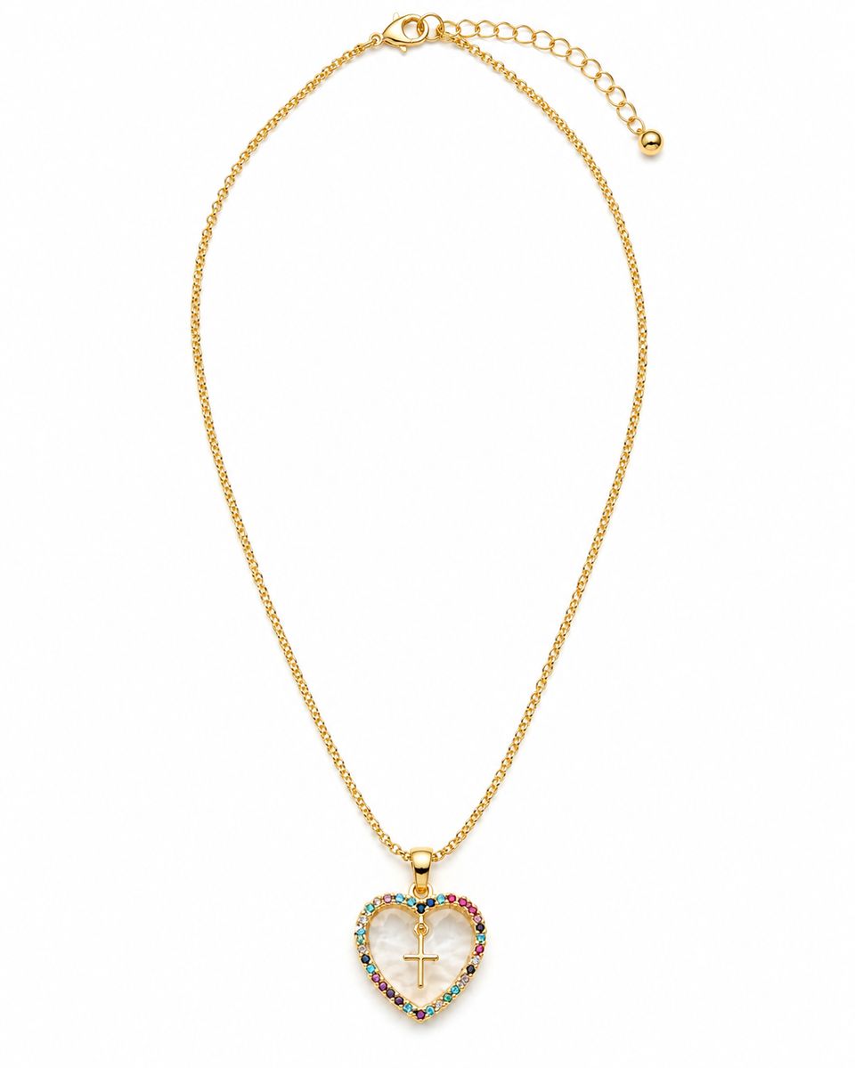 Gold Cross Pendant Chain