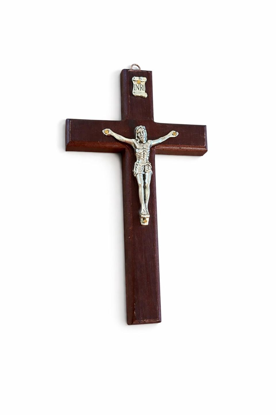 Small Dark Wood Crucifix — photo 6 of 6