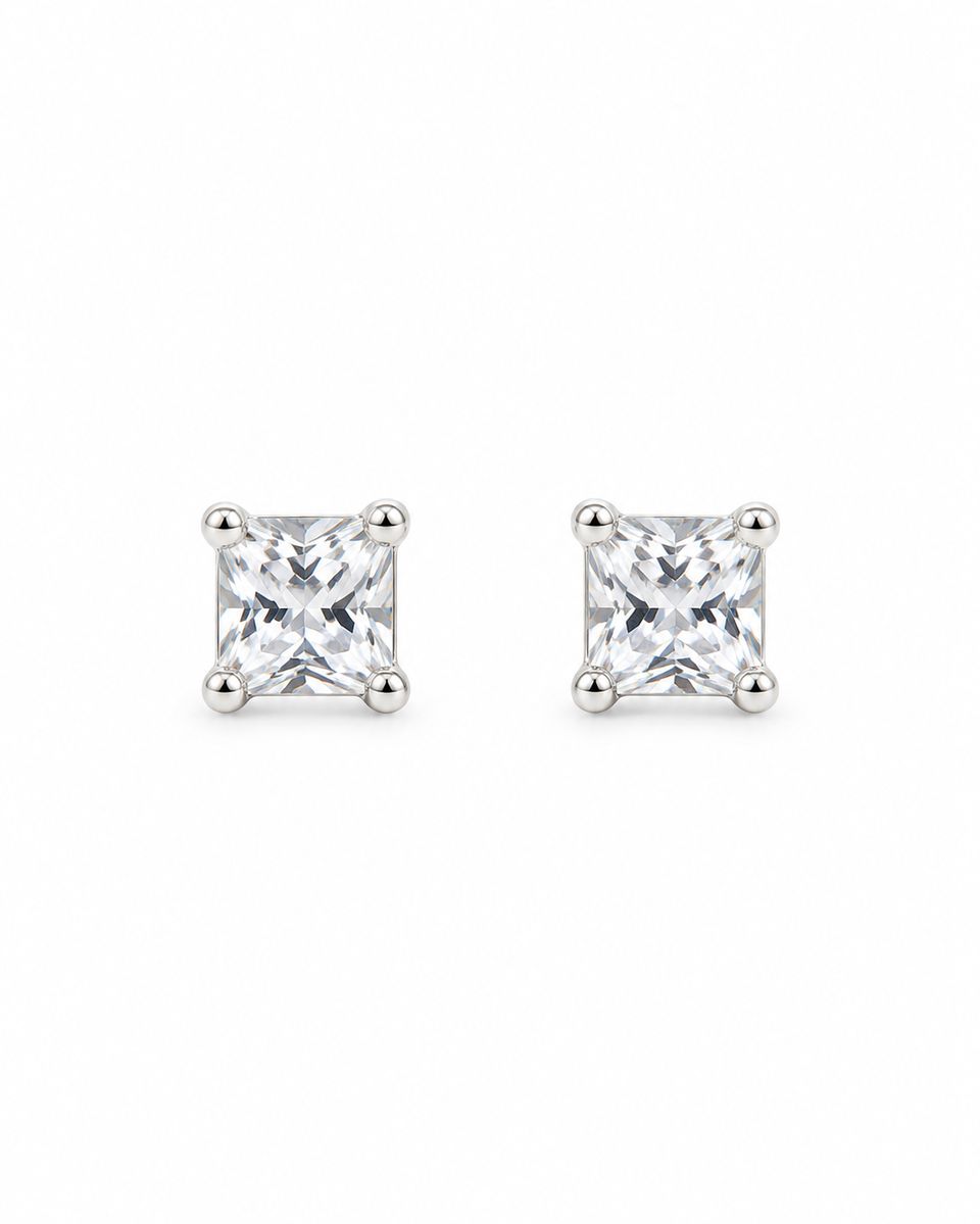 Square Zirconia Earrings — photo 1 of 6