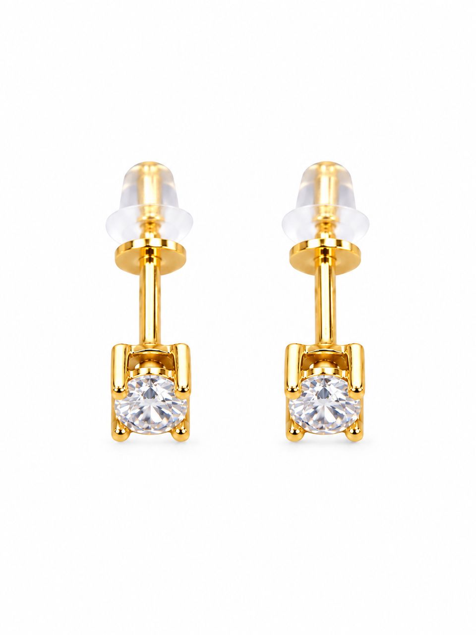 Square Zirconia Earrings — photo 3 of 6