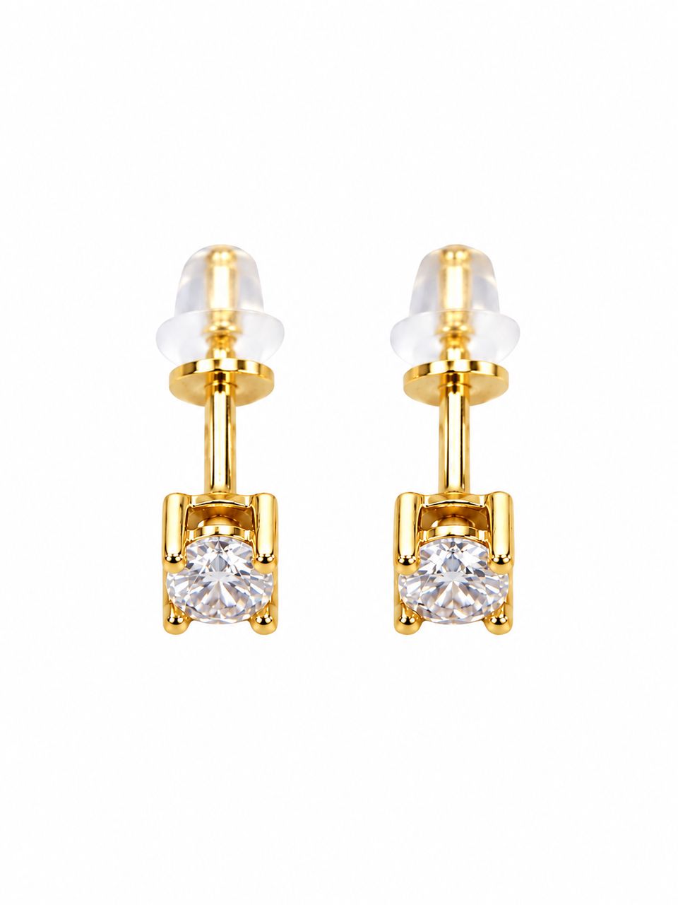 Square Zirconia Earrings — photo 4 of 6