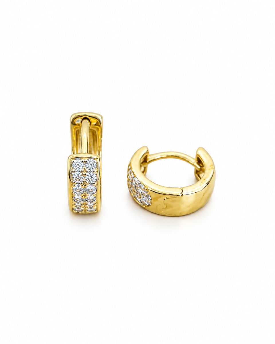 Gold-Plated Hoop Earrings — photo 2 of 3