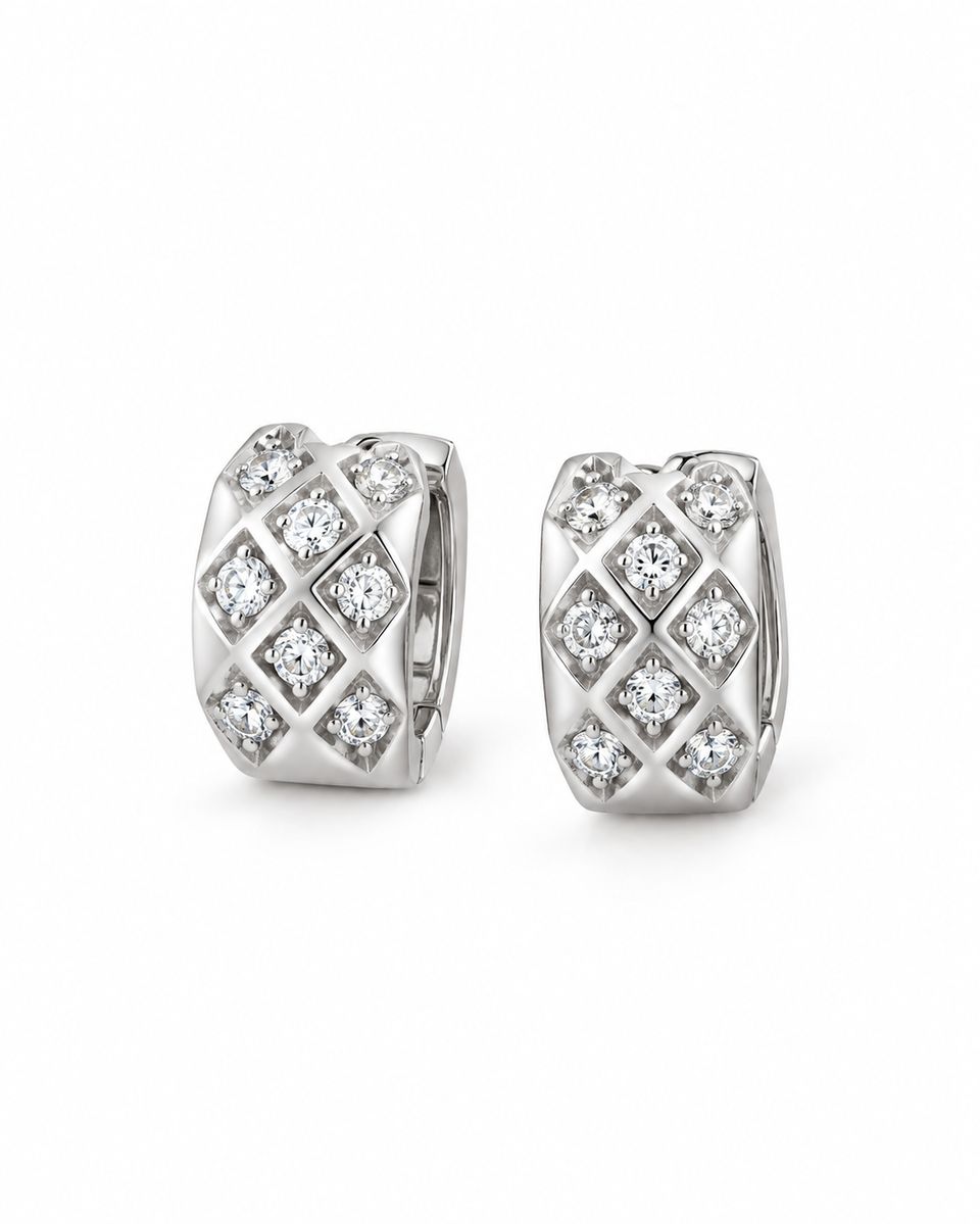 Silver 925 Zirconia Earrings — photo 1 of 3