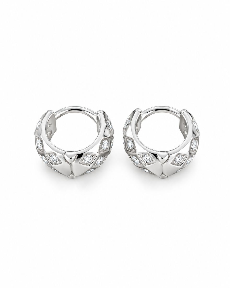 Silver 925 Zirconia Earrings — photo 3 of 3