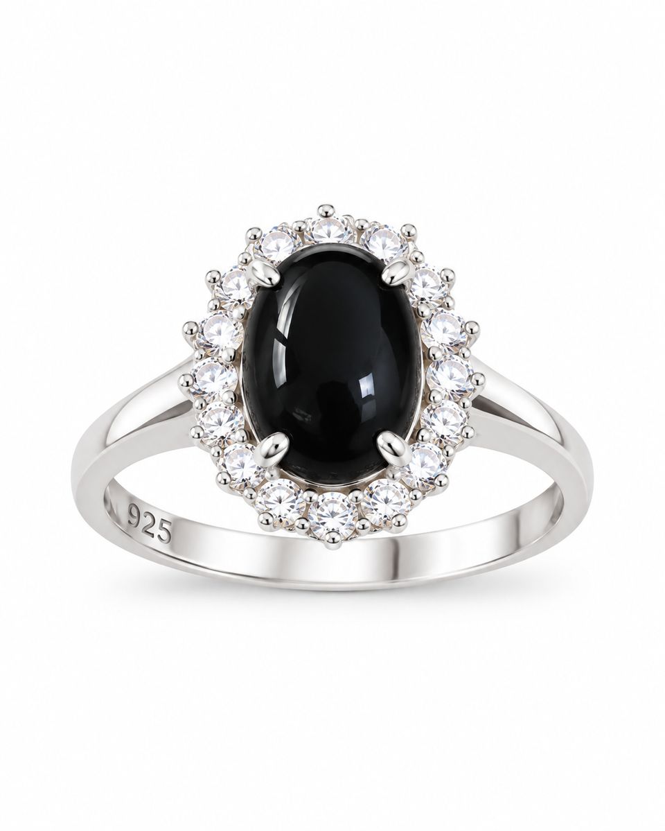 Sterling Silver Black Zirconia Ring — photo 1 of 2