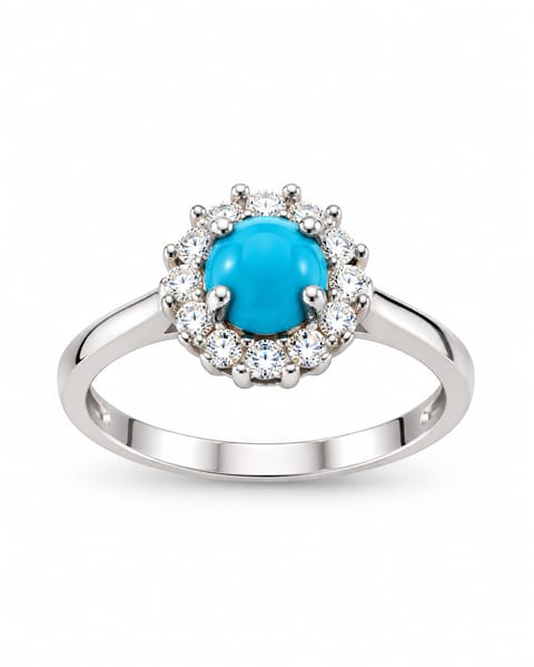 Sterling Silver Turquoise Stone Ring