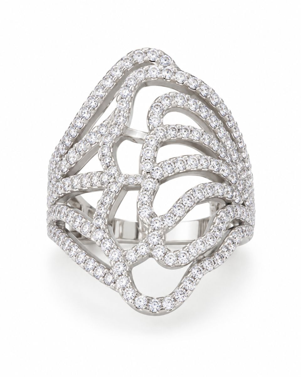 Sterling Silver Zirconia Ring