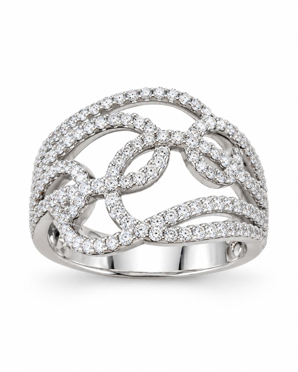 Sterling Silver Zirconia Ring — photo 1 of 2