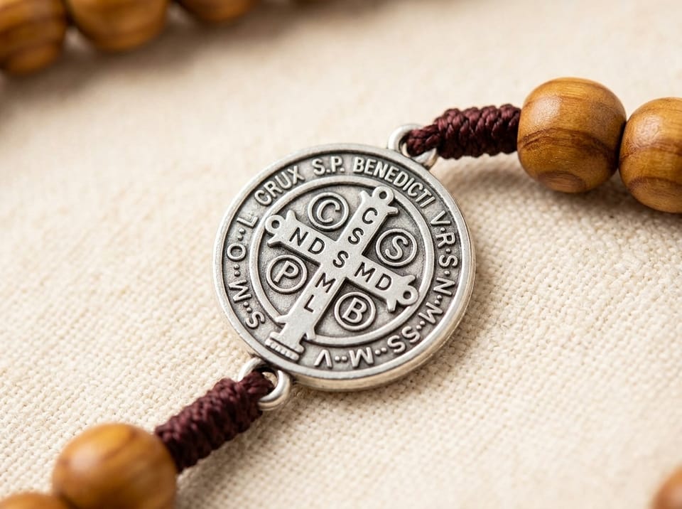 Wood Rosary Necklace — photo 1 of 6