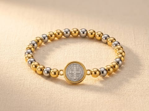 Saint Benedict Bicolor Bracelet