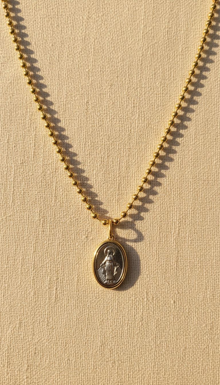 Miraculous Medal Necklace — photo 7 of 9