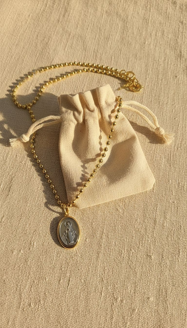 Miraculous Medal Necklace — photo 9 of 9
